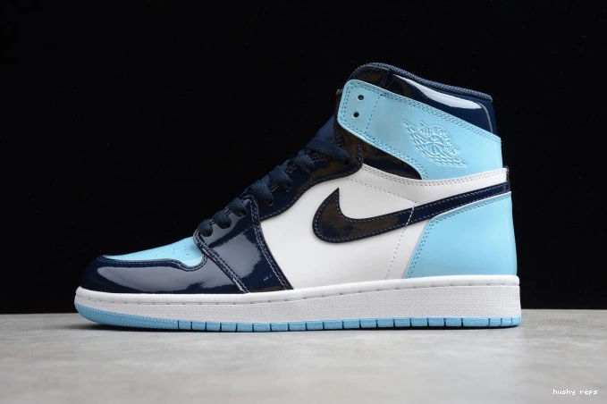 Husky CD0461-401 1 High Retro Jordan UNC Patent Air OG 0819